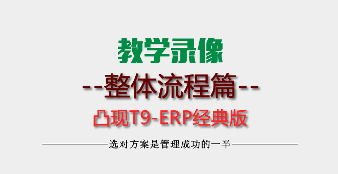 【教学】-凸现电子原器件行业ERP教学流程视频